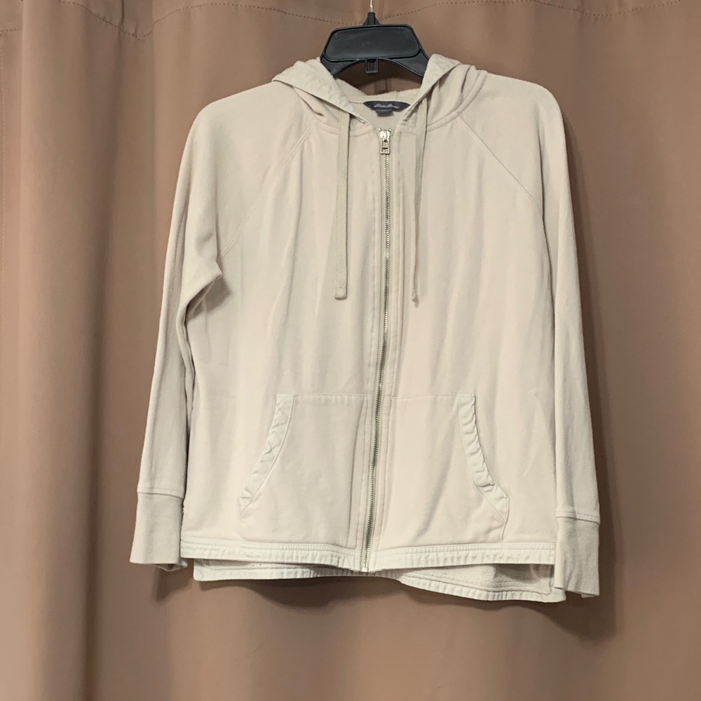 Eddie Bauer Women's Beige Hoodie Jacket